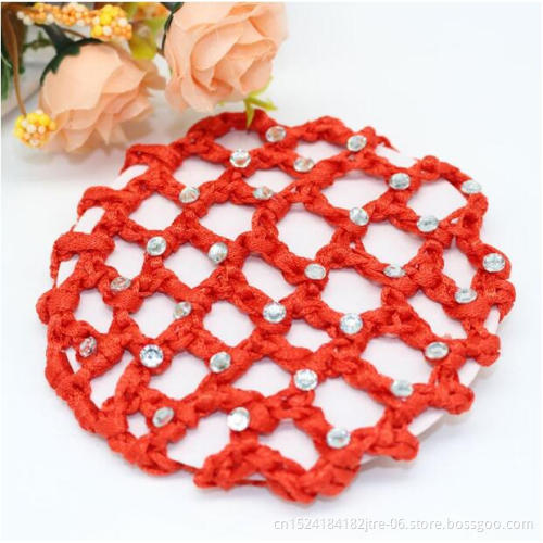 Wholesale cheap ballet dance hair bun net, hair net for bun
